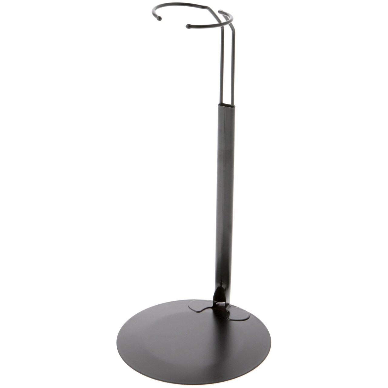 Plymor DSP-10B Black Adjustable Doll Stand, fits 16, 17, 18, 19, 20, 21, 22, 23, and 24 inch Dolls or Action Figures, Waist is 2.5" - 3.5" wide, 7" - 9" around